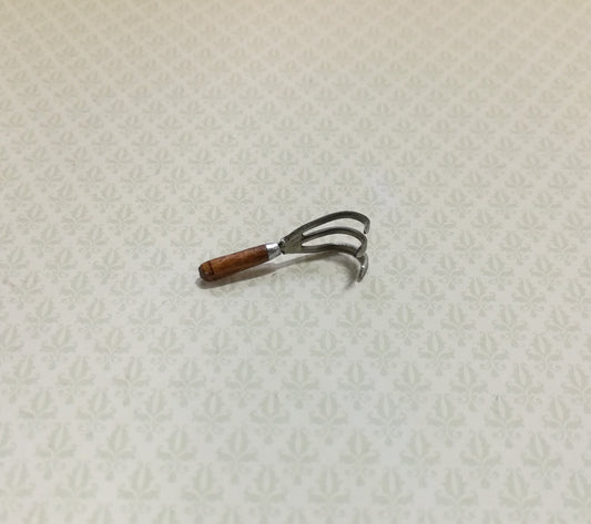 Dollhouse Miniature Hand Cultivator Sir Thomas Thumb 1:12 Scale Garden Tool Rake - Miniature Crush