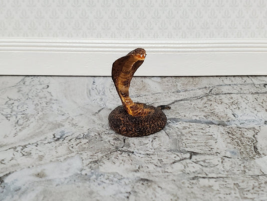 Dollhouse Miniature King Cobra Snake 1:12 Scale Pet Animal by Falcon A3379 - Miniature Crush