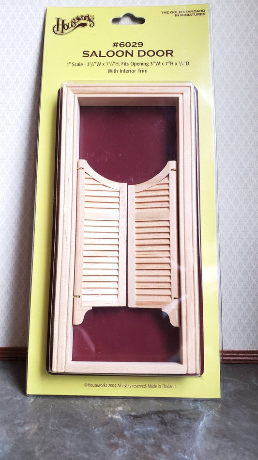 Dollhouse Miniature Old West Saloon Bar Door Split 1:12 Scale by Houseworks 6029 - Miniature Crush