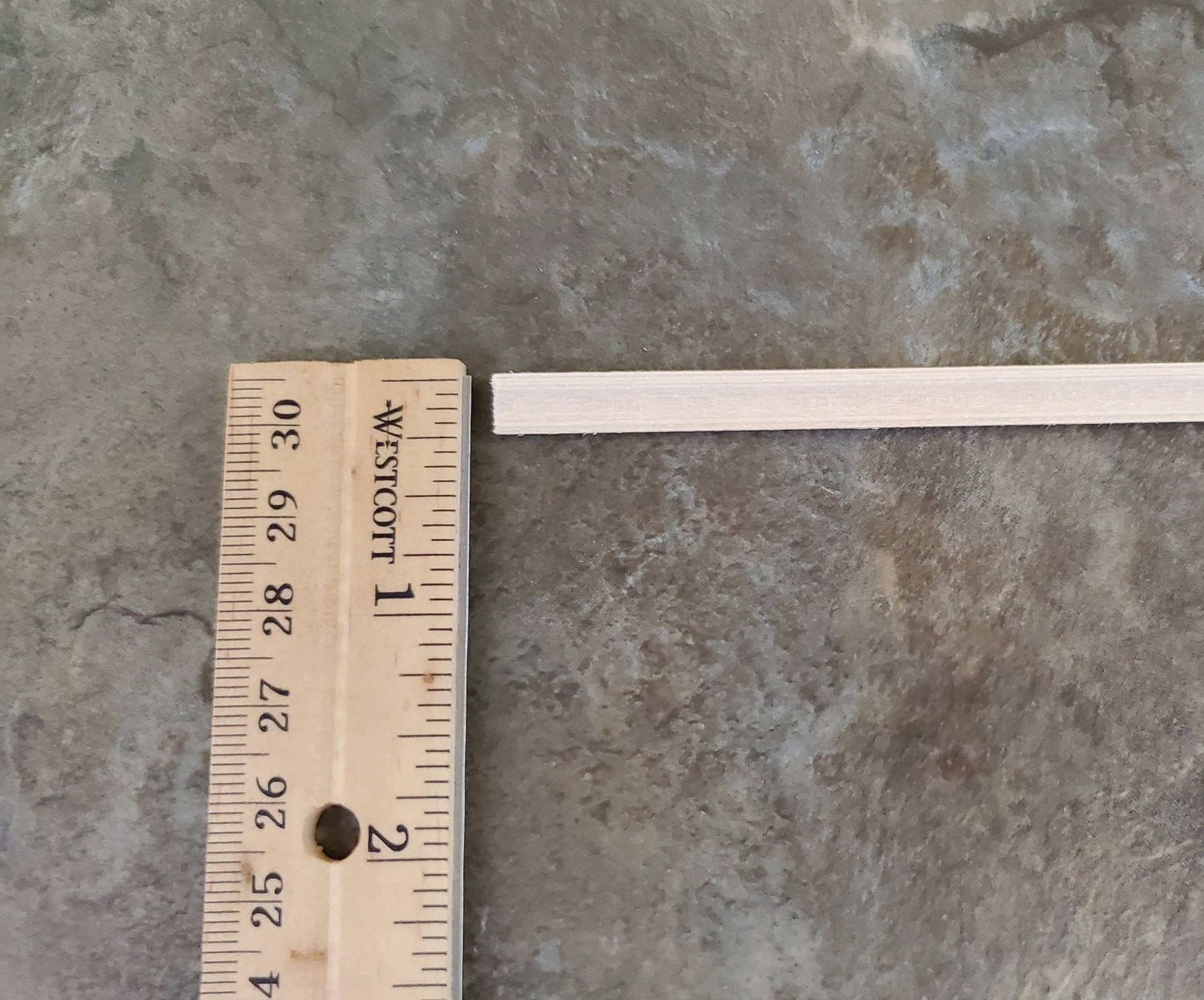 Dollhouse Miniature Picture Frame Trim 6" Pieces x12 or Chair Rail Molding 1:12 Scale Building - Miniature Crush