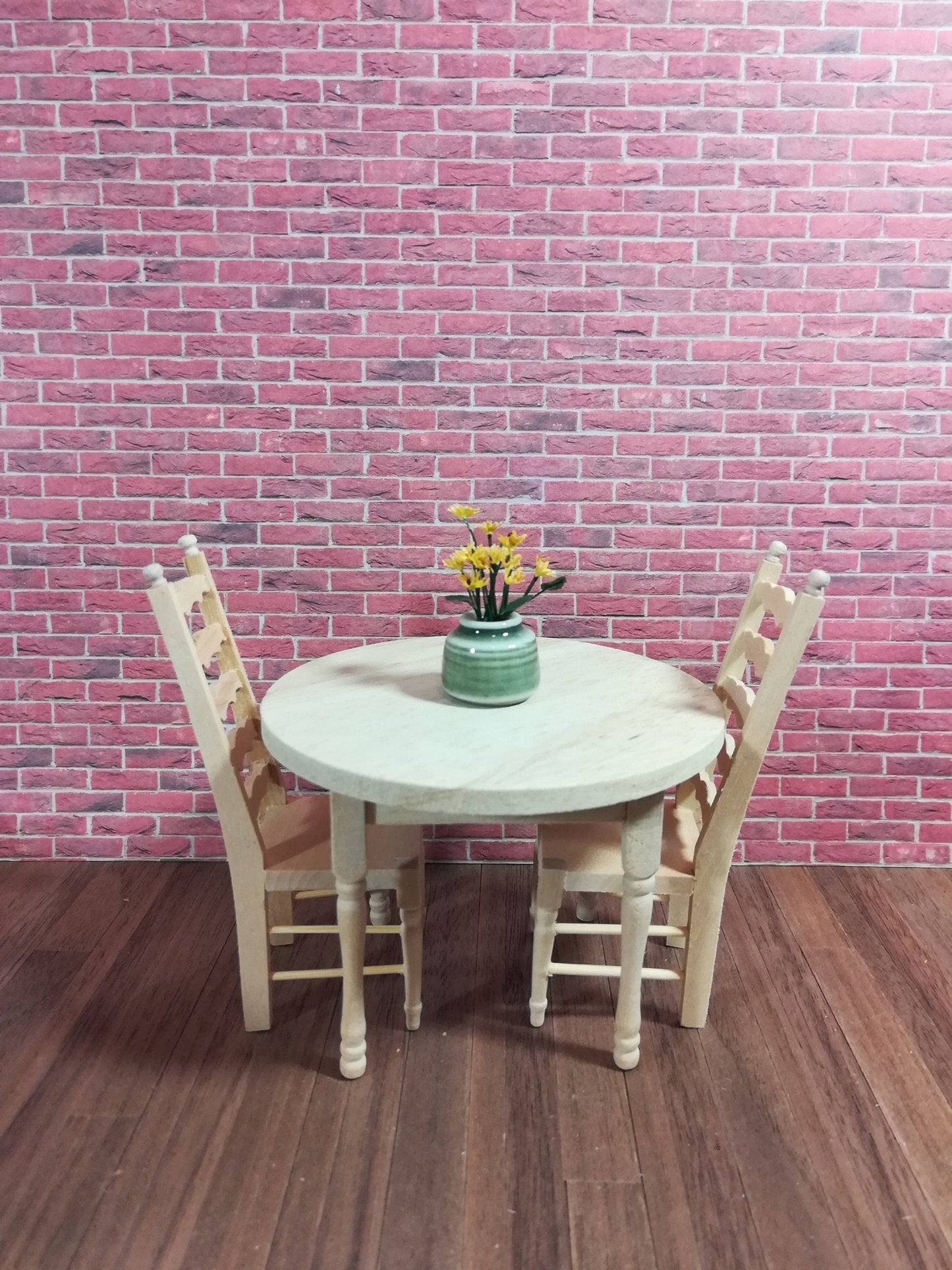 Dollhouse Miniature Red Brick Textured Embossed Paper 1:12 Scale - Miniature Crush