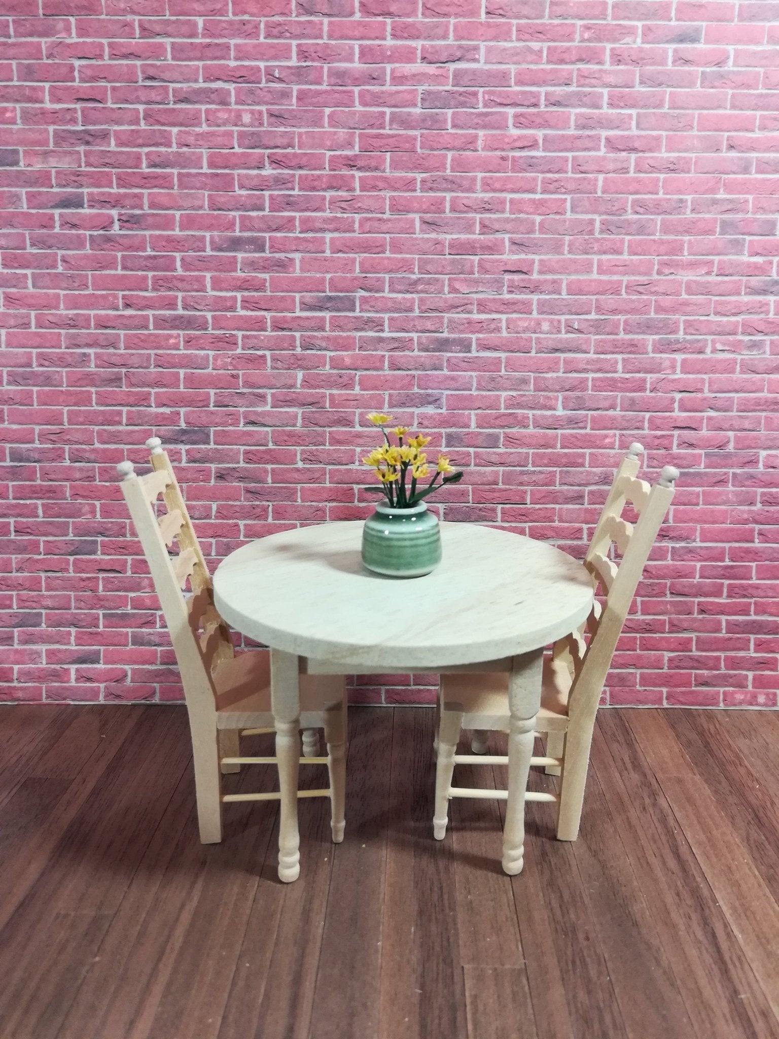Dollhouse Miniature Red Brick Textured Embossed Paper 1:12 Scale - Miniature Crush