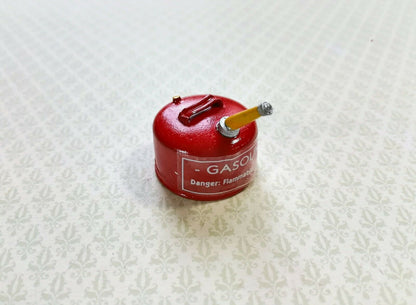 Dollhouse Miniature Red Gas Can Sir Thomas Thumb 1:12 Scale Vintage Style - Miniature Crush