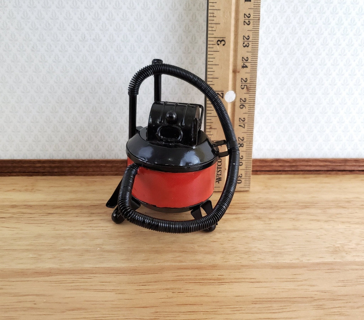Dollhouse Miniature Shop Vac Vacuum (Large) Black & Red Metal 1:12 ...