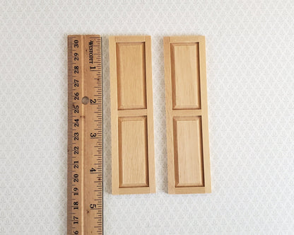 Dollhouse Miniature Shutters 1 Pair Houseworks Jamestown 1:12 Scale 4 11/16" - Miniature Crush