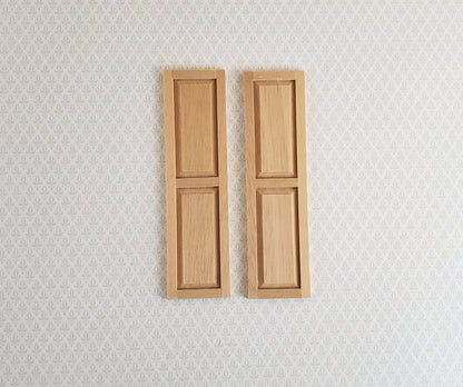Dollhouse Miniature Shutters 1 Pair Houseworks Jamestown 1:12 Scale 4 11/16" - Miniature Crush