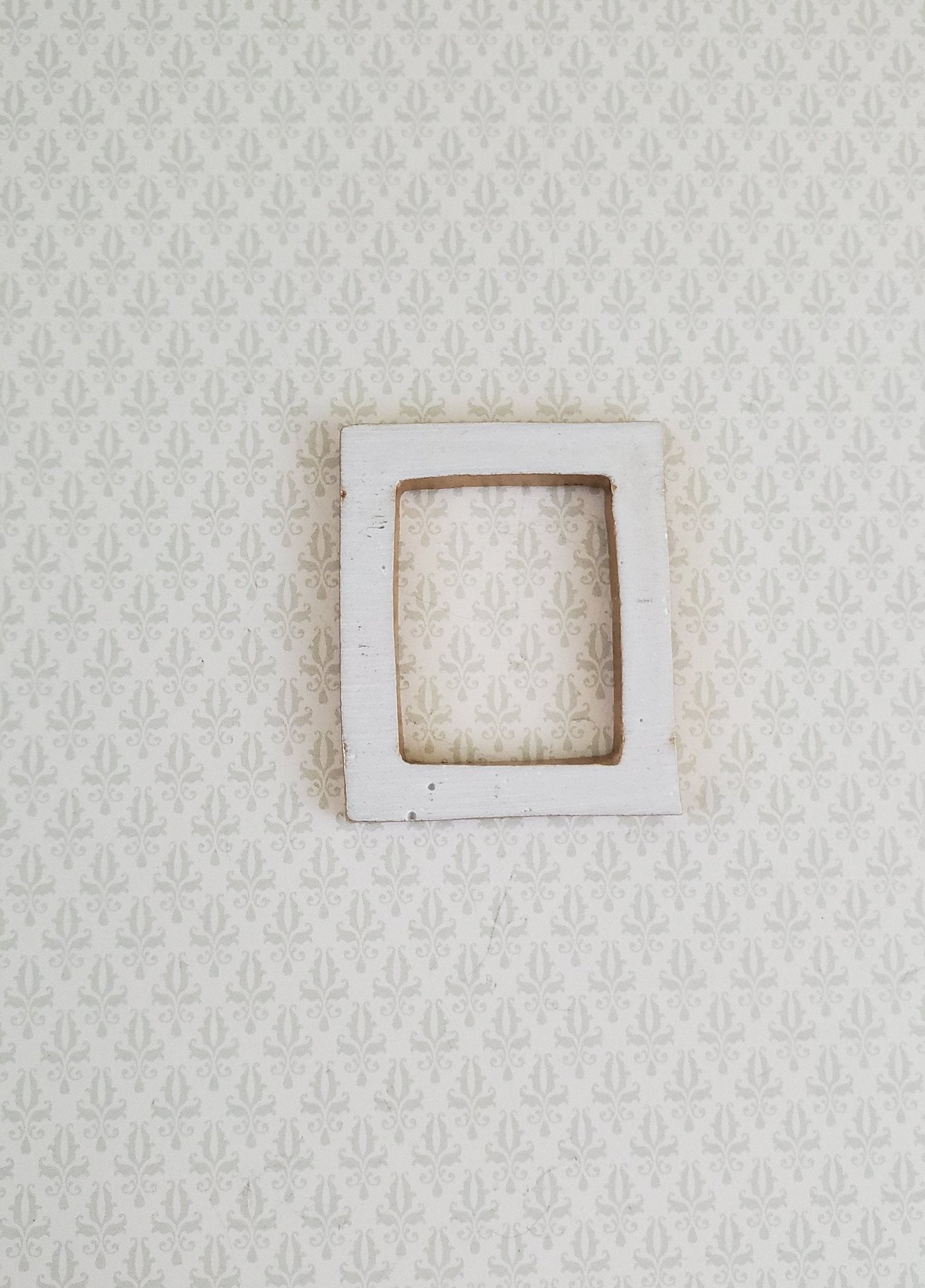 Dollhouse Miniature Small Picture Frame Gold for Paintings 1:12 Scale - Miniature Crush