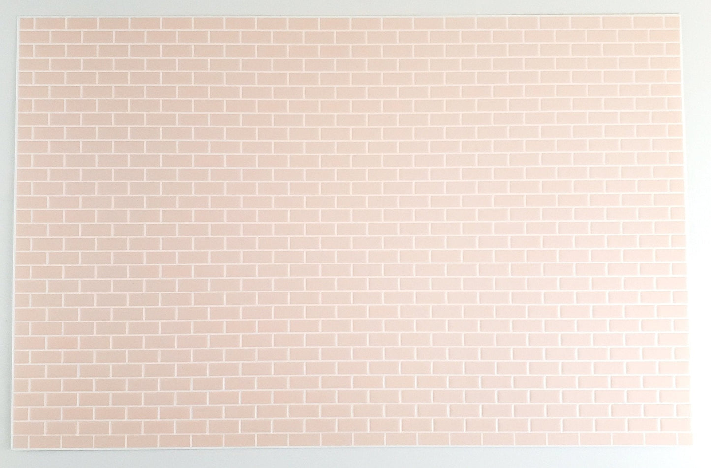 Dollhouse Miniature Subway Wall Tile Pink Embossed 1:12 Scale World Model - Miniature Crush