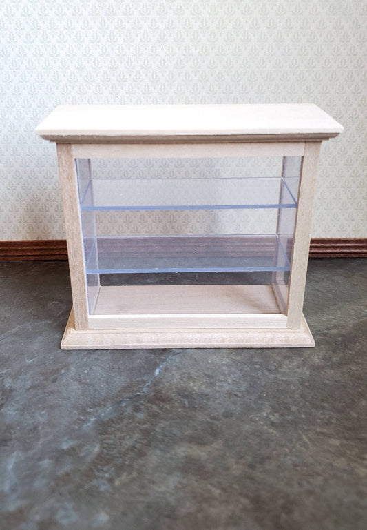 Dollhouse Miniature Tall Counter for Store or Shop Shelves 1:12 Scale Furniture Unfinished - Miniature Crush