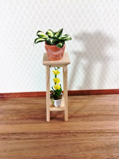 Dollhouse Miniature Tall Fern or Plant Stand Unfinished 1:12 Scale Furniture - Miniature Crush