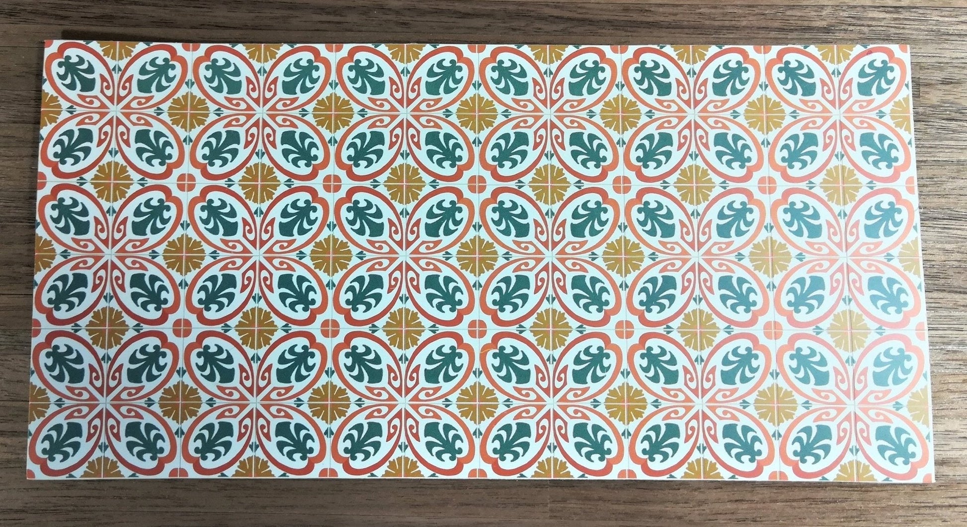 Dollhouse Miniature Tile Flooring Sheet Victorian Art Nouveau Style 1:12 Scale - Miniature Crush