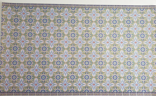 Dollhouse Miniature Wall or Floor Tiles Blues Greens Embossed 1:12 Scale World Model - Miniature Crush