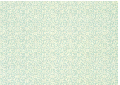 Dollhouse Miniature Wallpaper Pale Green & Cream "Tea Rose" Brodnax 1:12 Scale - Miniature Crush