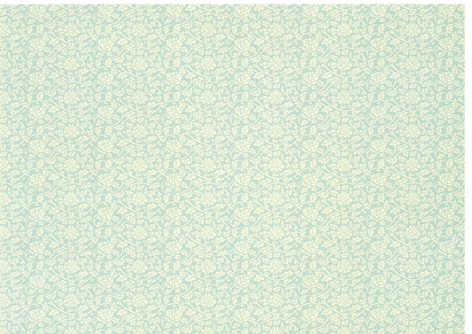 Dollhouse Miniature Wallpaper Pale Green & Cream "Tea Rose" Brodnax 1:12 Scale - Miniature Crush