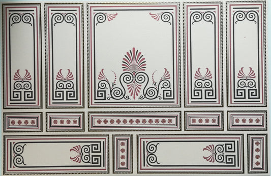 Dollhouse Miniature Wallpaper World Model Art Deco Wall Panels 1:12 Scale Pale Pink Textured - Miniature Crush