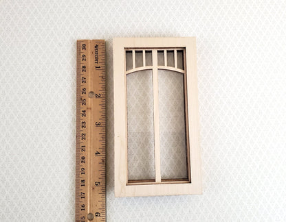 Dollhouse Miniature Window Craftsman Prairie Style 1:12 Scale Alessio 2199 - Miniature Crush