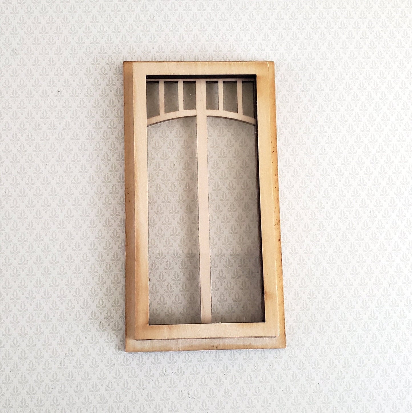 Dollhouse Miniature Window Craftsman Prairie Style 1:12 Scale Alessio 2199 - Miniature Crush