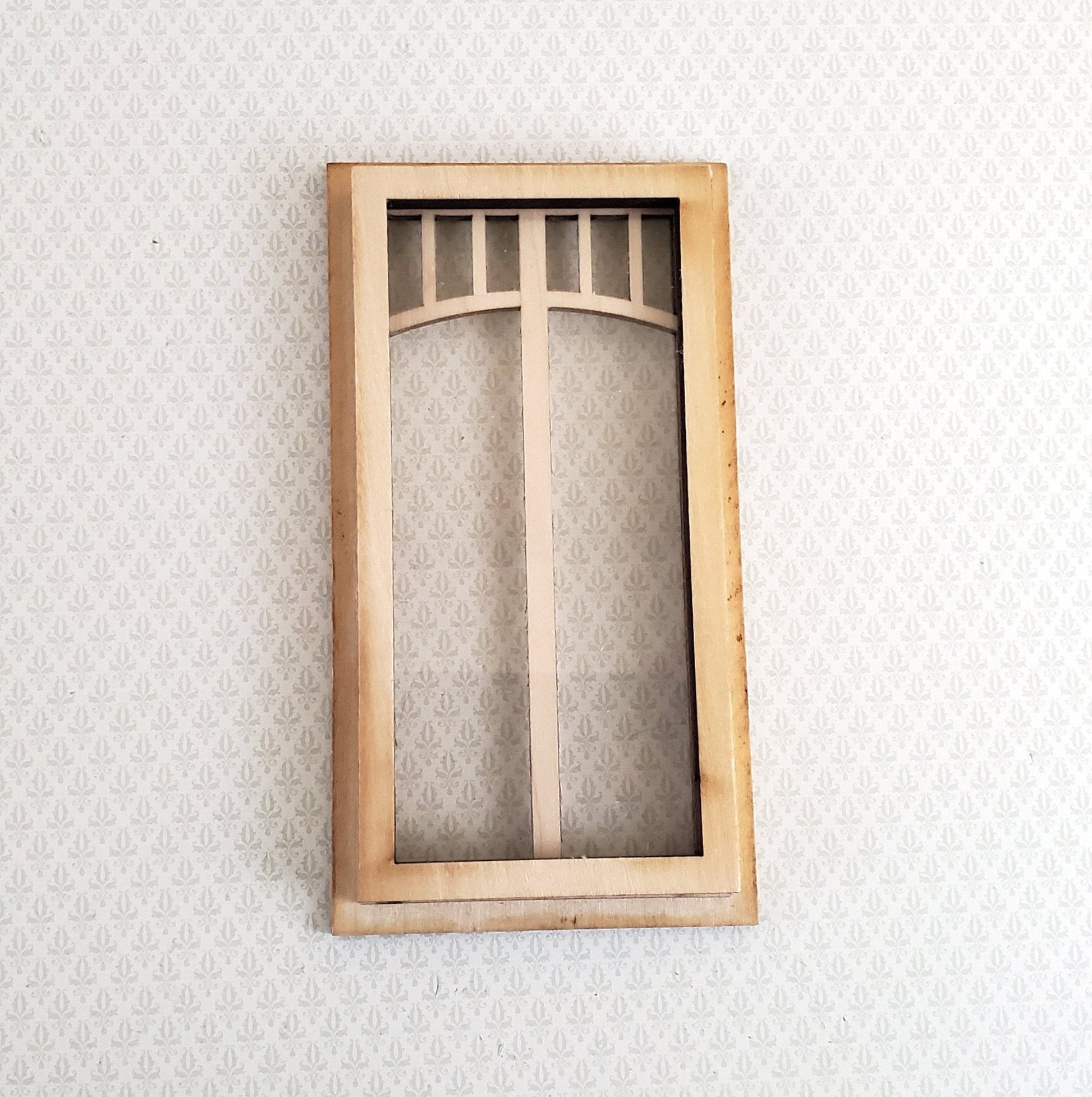 Dollhouse Miniature Window Craftsman Prairie Style 1:12 Scale Alessio 2199 - Miniature Crush