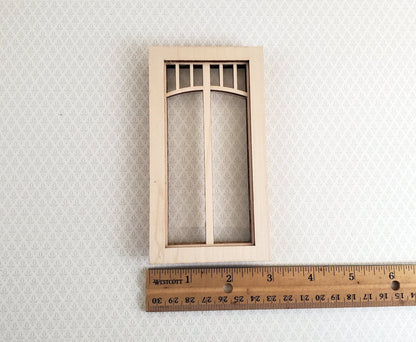 Dollhouse Miniature Window Craftsman Prairie Style 1:12 Scale Alessio 2199 - Miniature Crush