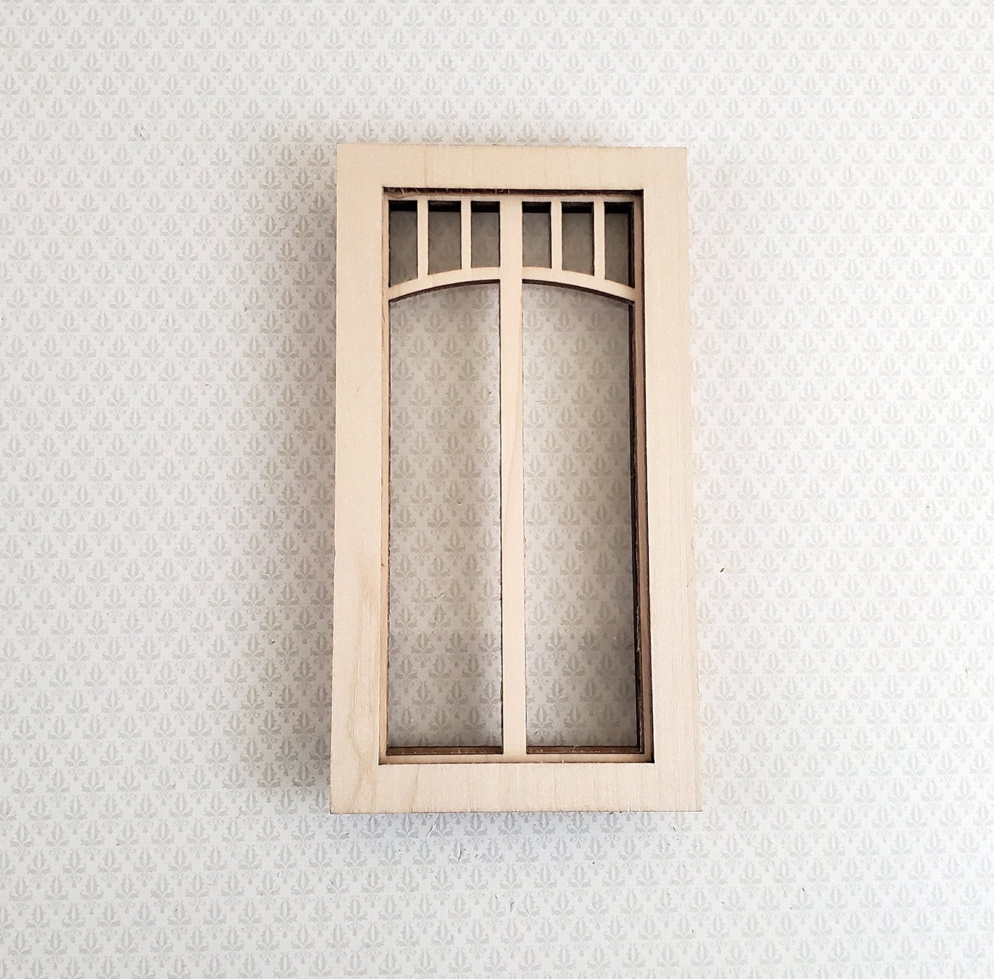 Dollhouse Miniature Window Craftsman Prairie Style 1:12 Scale Alessio 2199 - Miniature Crush