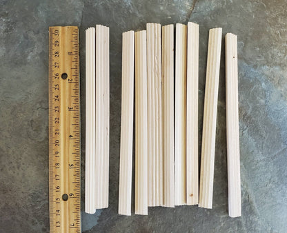 Dollhouse Miniatures 6" Cornice Crown Molding Scrap Trim x10 Pieces 1:12 Scale Building 70233 - Miniature Crush
