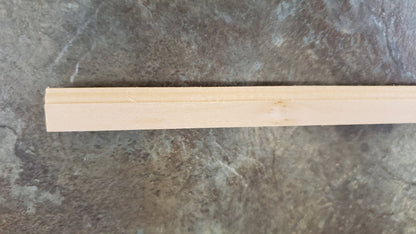 Dollhouse Miniatures Baseboard Trim Molding 12mm x 45cm long 1:12 Scale Skirting - Miniature Crush