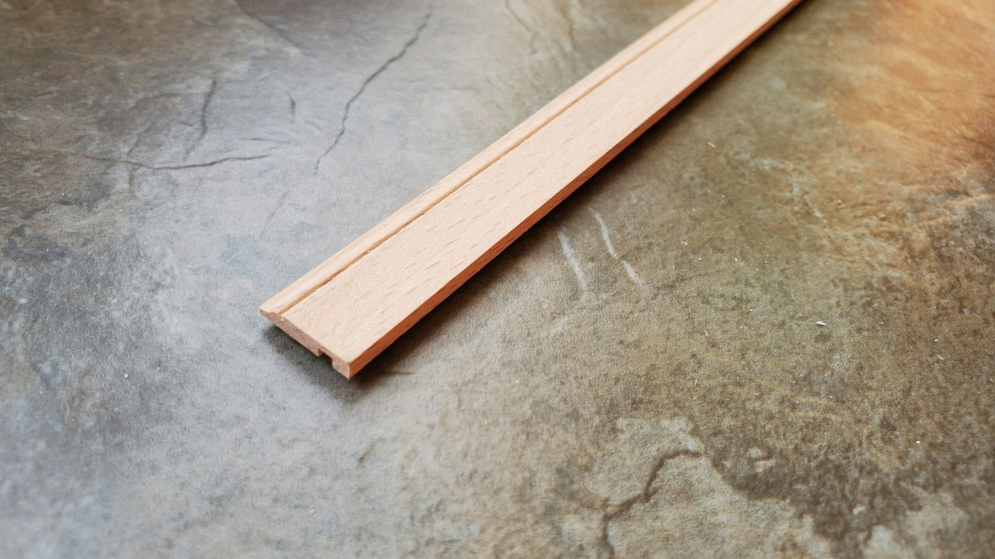 Dollhouse Miniatures Baseboard Trim or Molding w/ Wire Channel 1/2 ...