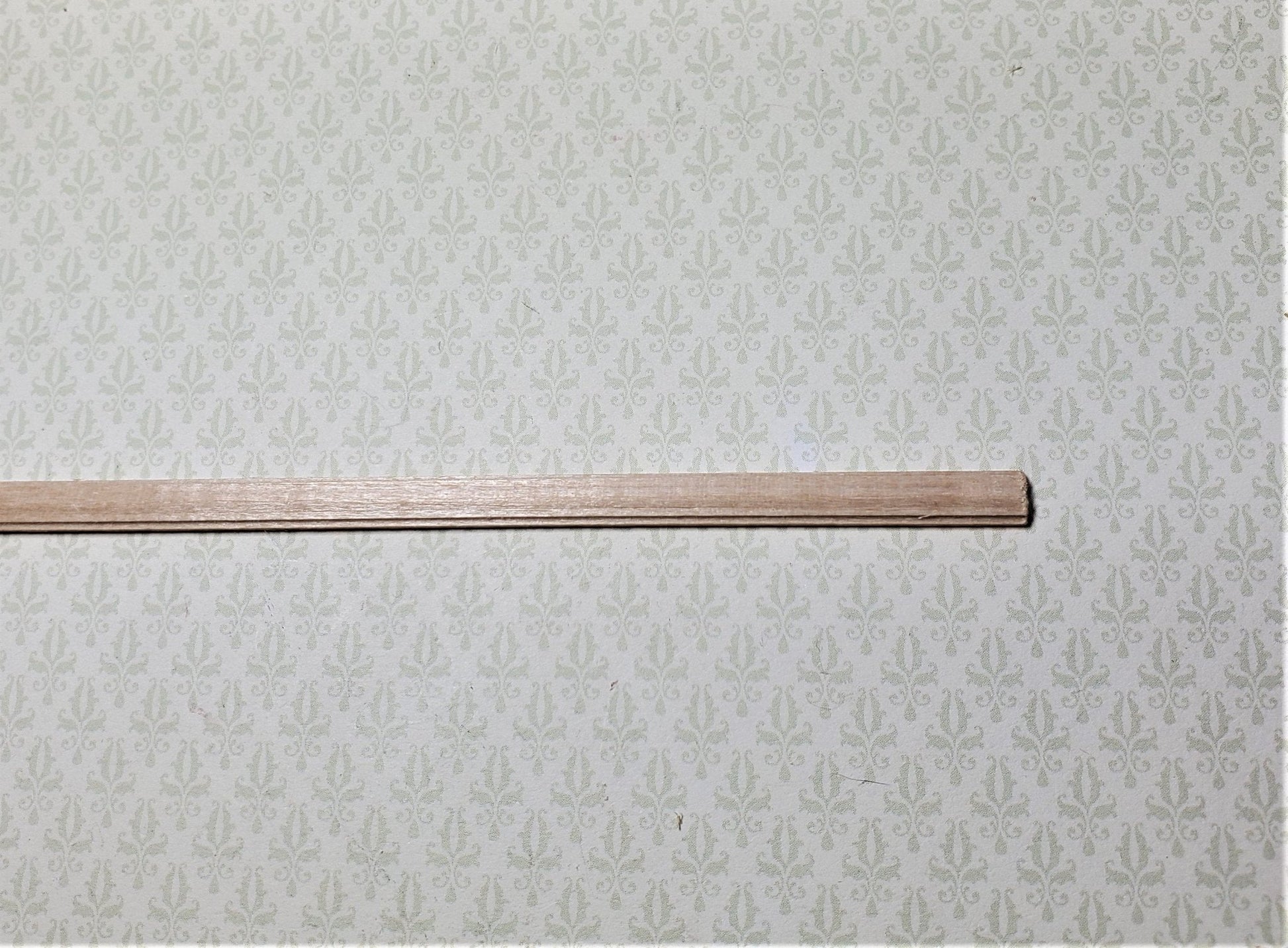 Dollhouse Miniatures Chair Rail or Trim Molding 3/16" wide x 14" long 1:12 Scale - Miniature Crush