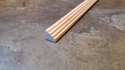 Dollhouse Miniatures Crown Molding Trim Cornice 3/8" wide x 18" long 1:12 Scale - Miniature Crush