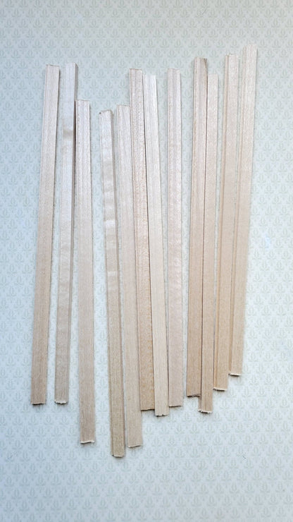 Dollhouse Miniatures Picture Frame Trim 6" Pieces x12 or Chair Rail Molding 1:12 Scale Building - Miniature Crush