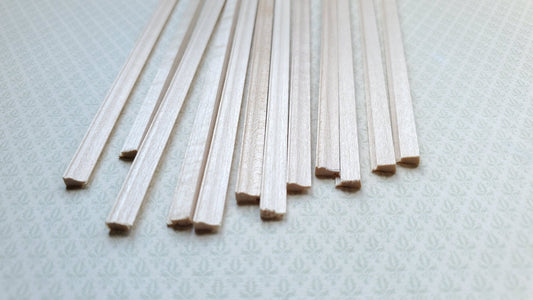 Dollhouse Miniatures Picture Frame Trim 6" Pieces x12 or Chair Rail Molding 1:12 Scale Building - Miniature Crush