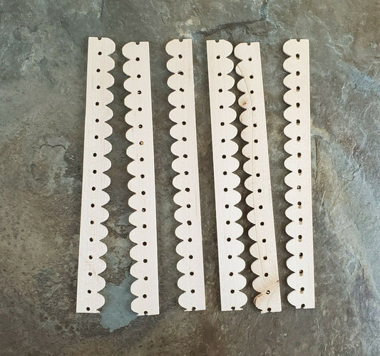 Dollhouse Miniatures Trim x6 Victorian Gingerbread Style Molding 6" Long 1:12 - Miniature Crush