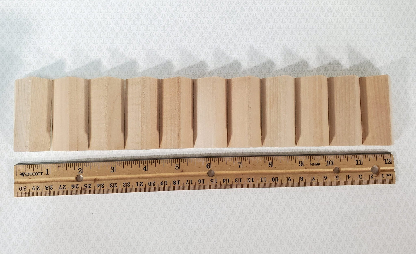 Dollhouse Narrow Stairs Stairway Up to 9.5" ceilings 1:12 Scale Miniature - Miniature Crush