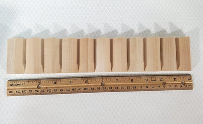 Dollhouse Narrow Stairs Stairway Up to 9.5" ceilings 1:12 Scale Miniature - Miniature Crush