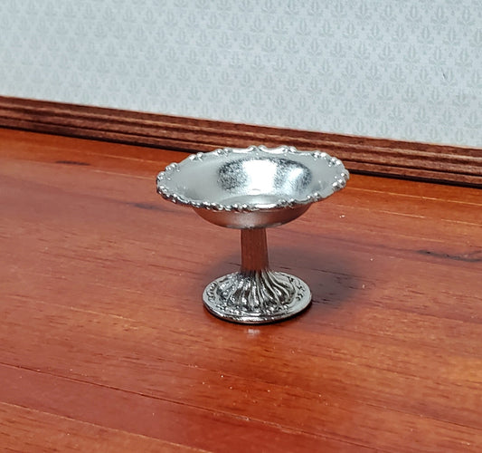 Dollhouse Pedestal Bowl Large for Fruit or Bread works in both 1:12 and 1/6 Scale - Miniature Crush