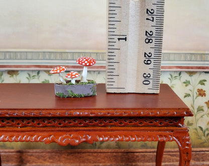 Dollhouse Potted Mushrooms Toad Stools Handmade 1:12 Scale Miniature Garden - Miniature Crush