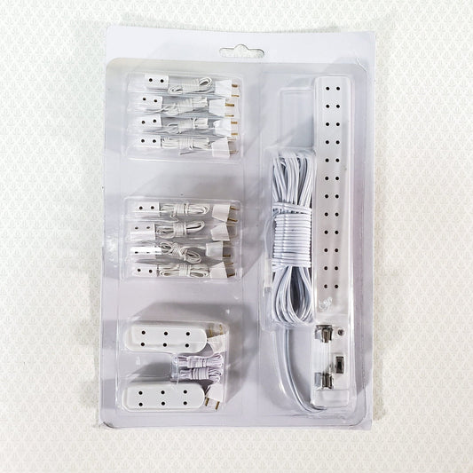 Dollhouse Power Strip plus Multiple Outlet & Extension Cords 1:12 Scale Miniature - Miniature Crush