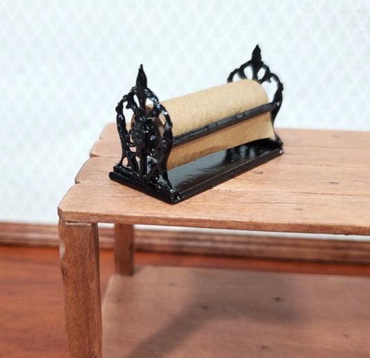 Dollhouse Shop Paper Holder Metal Butcher Cheese Meat 1:12 Scale Accessory - Miniature Crush