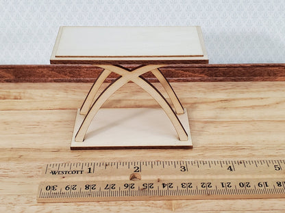 Dollhouse Side or Sofa Table KIT Modern Style 1:12 Scale Miniature Furniture - Miniature Crush