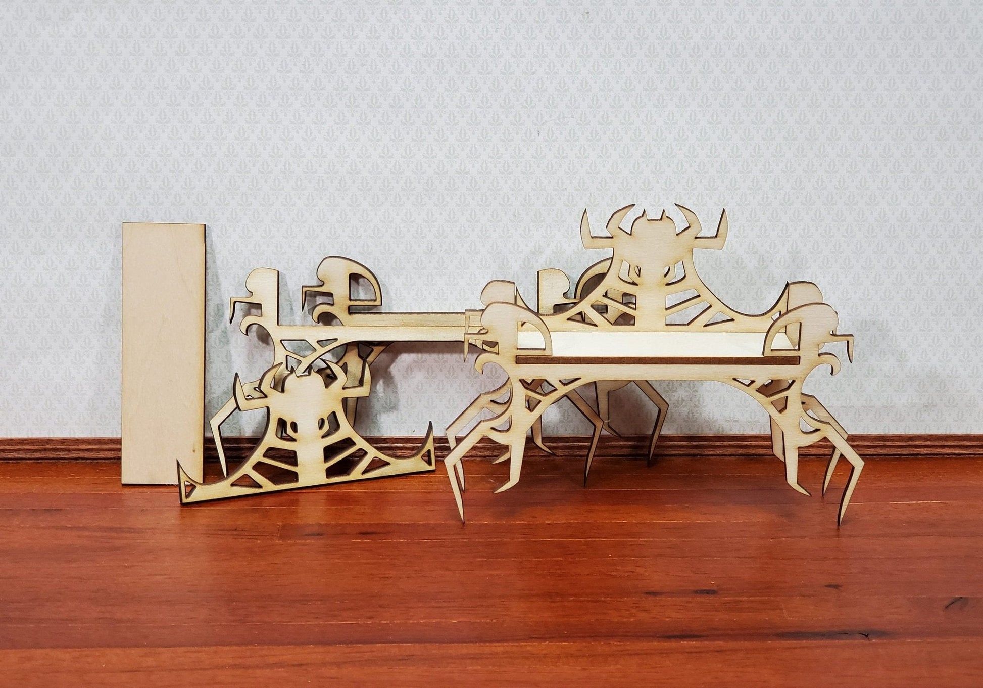 Dollhouse Spider Table KIT Halloween Witch or Haunted House 1:12 Miniature DIY - Miniature Crush