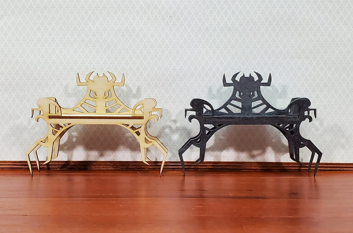 Dollhouse Spider Table KIT Halloween Witch or Haunted House 1:12 Miniature DIY - Miniature Crush