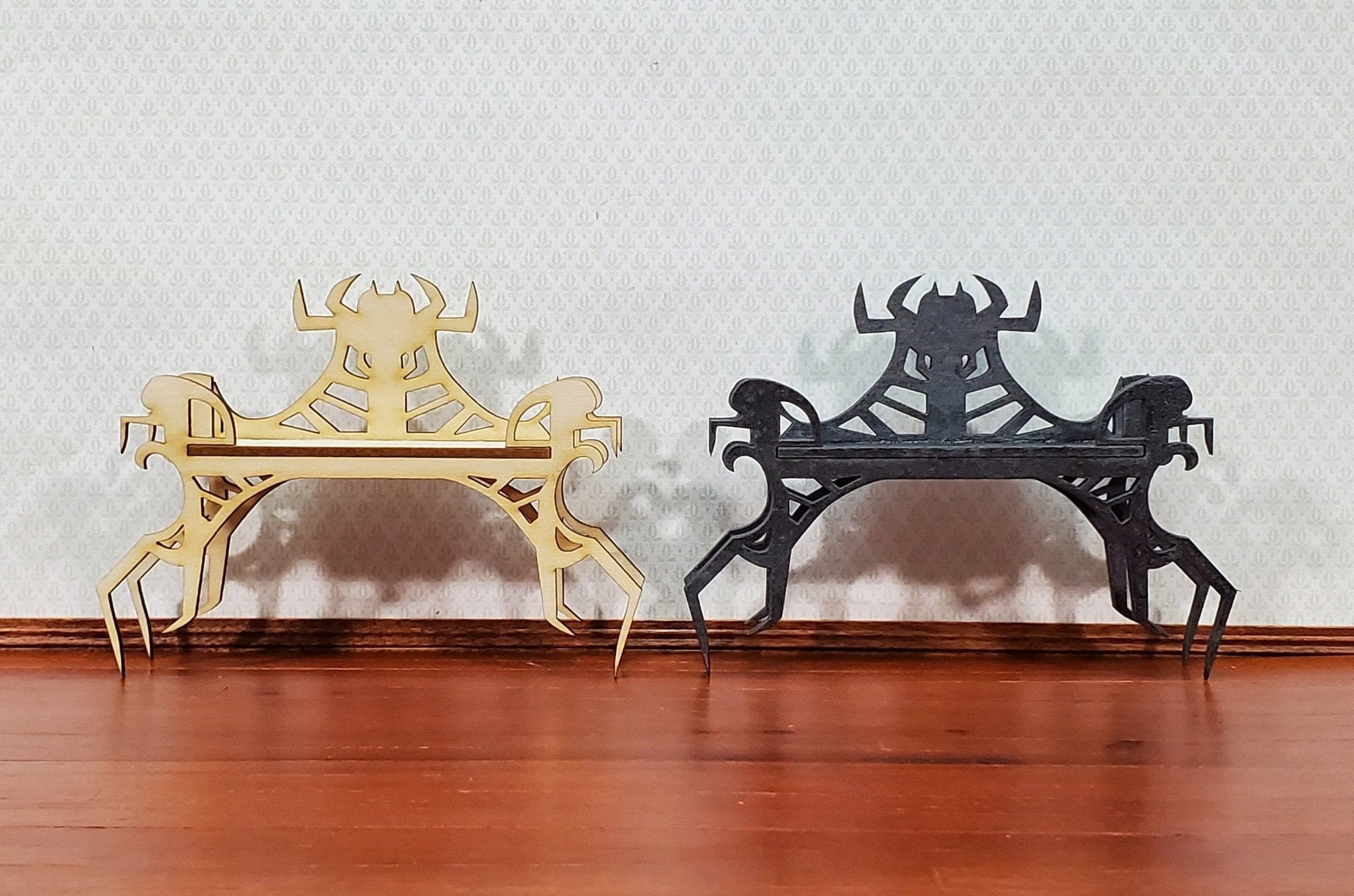 Dollhouse Spider Table KIT Halloween Witch or Haunted House 1:12 Miniature DIY - Miniature Crush