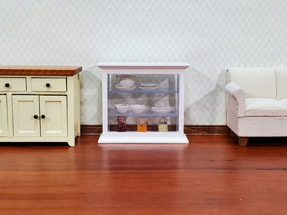 Dollhouse Tall Counter for Store or Shop Display Cabinet White 1:12 Scale Miniature Furniture - Miniature Crush