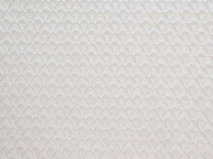 Dollhouse Textured Wallpaper Embossed 3 Pieces White/Beige Art Deco 17 "x 12" 1:12 Scale - Miniature Crush