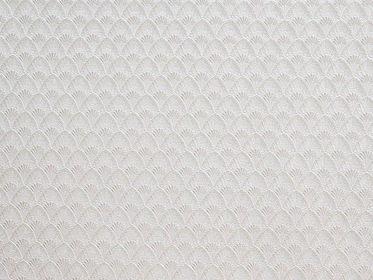 Dollhouse Textured Wallpaper Embossed 3 Pieces White/Beige Art Deco 17 "x 12" 1:12 Scale - Miniature Crush