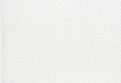 Dollhouse Tile Wallpaper or Flooring Trellis White Gray 1:12 Scale Itsy Bitsy Miniature - Miniature Crush