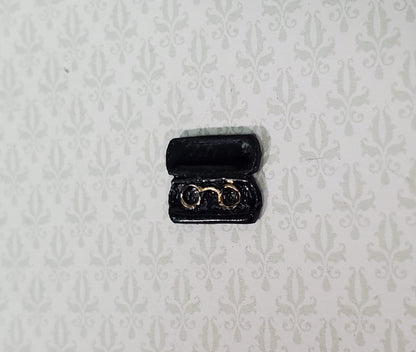 Dollhouse Tiny Glasses in Case Prince-nez Style 1:12 Scale Miniature Accessory - Miniature Crush