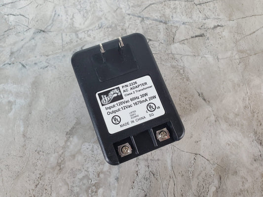 Dollhouse Transformer 30 Watt for Wiring 26 Bulb Capacity Small to Medium Houses HW2226 - Miniature Crush