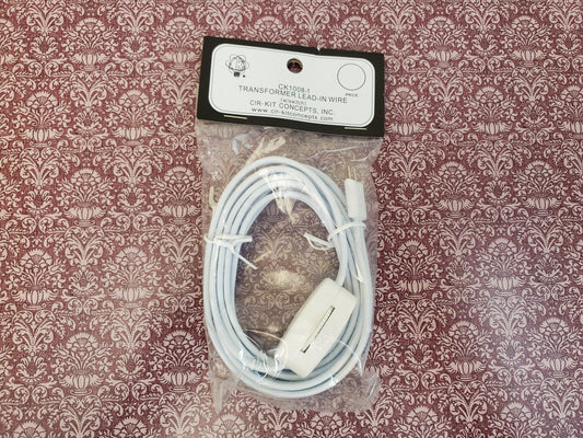 Dollhouse Transformer Lead In Wire for Copper Tape Wire by Cir-Kit Concepts CK1008-1 - Miniature Crush
