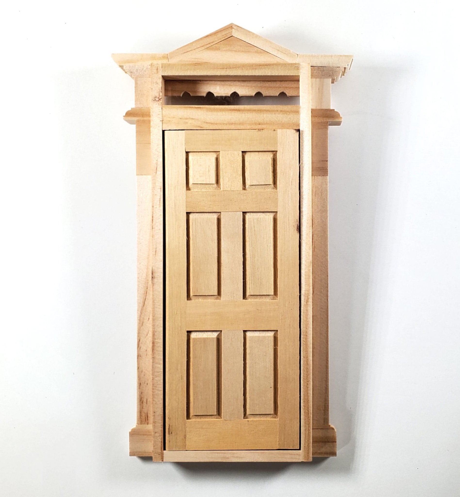 Dollhouse Victorian Door Exterior 6 Panel 1:12 Scale Miniature Houseworks #6013 - Miniature Crush